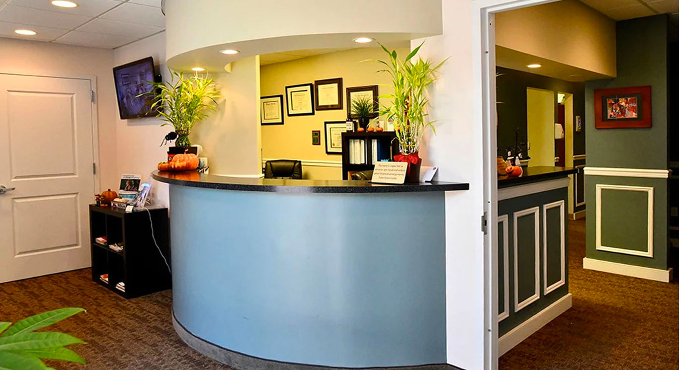 Reception Area at South Nassau Dental Arts